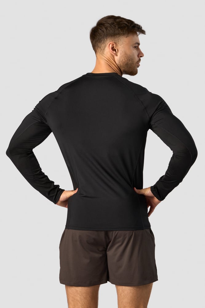 ICIW Stride Muscle Fit Long Sleeve Men Black