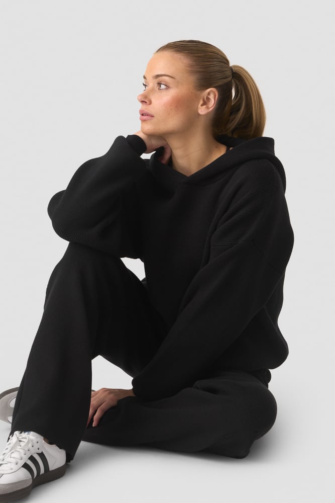 ICIW Soft Knit Hoodie Black