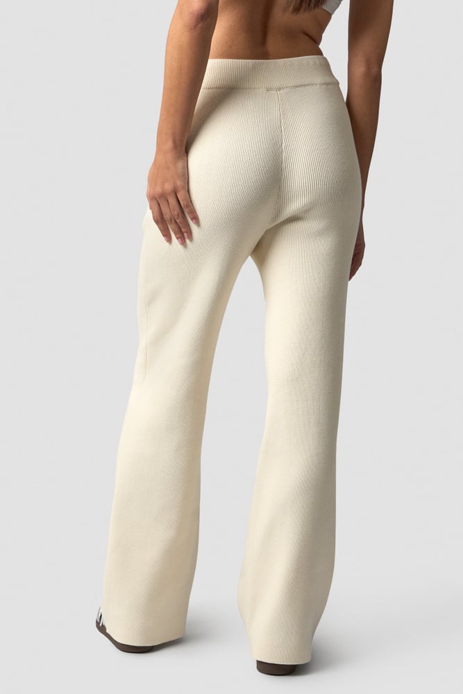ICIW Soft Knit Oversized Pants Cream