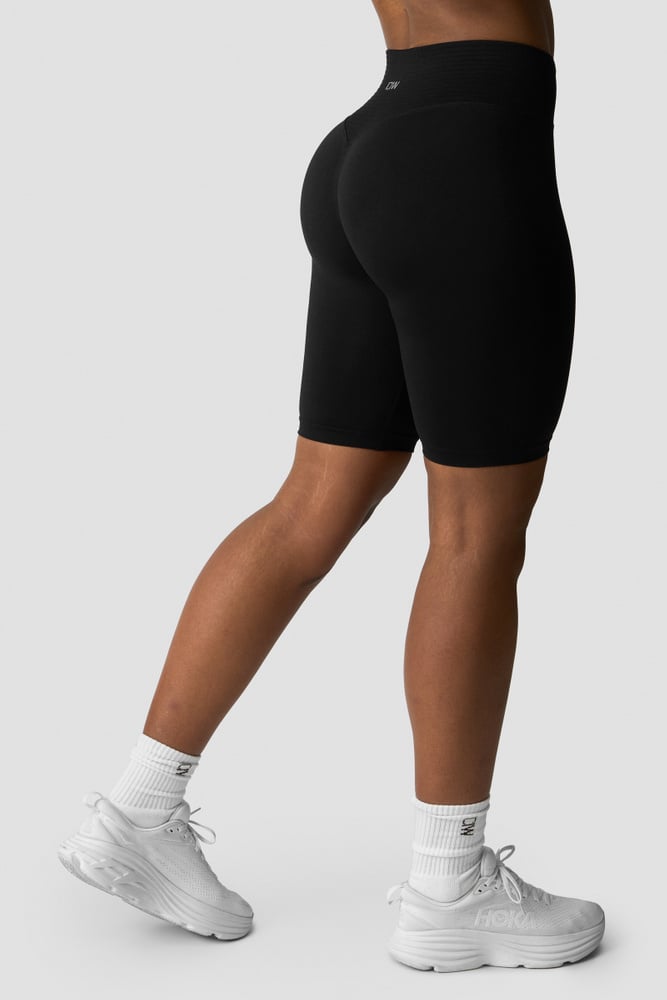 ICIW Define Seamless V-shape Biker Shorts Black