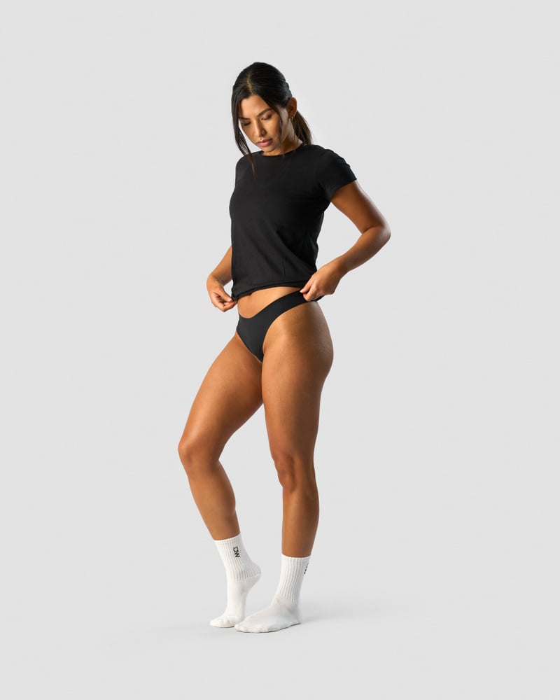 ICIW Soft Thong 3-pack Black