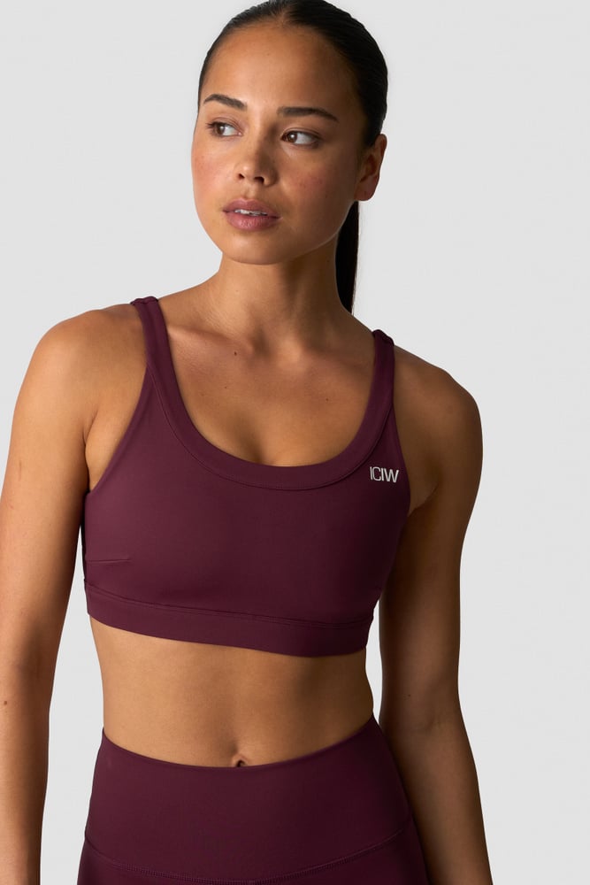 ICIW Nimble Sports Bra Dark Mahogany