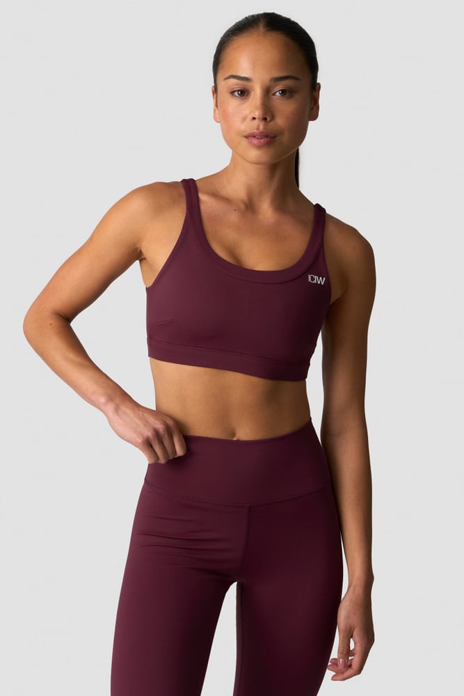 ICIW Nimble Sports Bra Dark Mahogany
