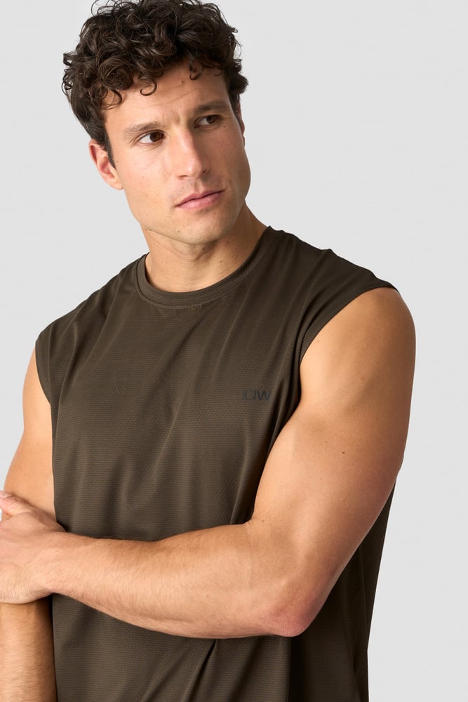 ICIW Stride Sleeveless T-shirt Men Smokey Brown