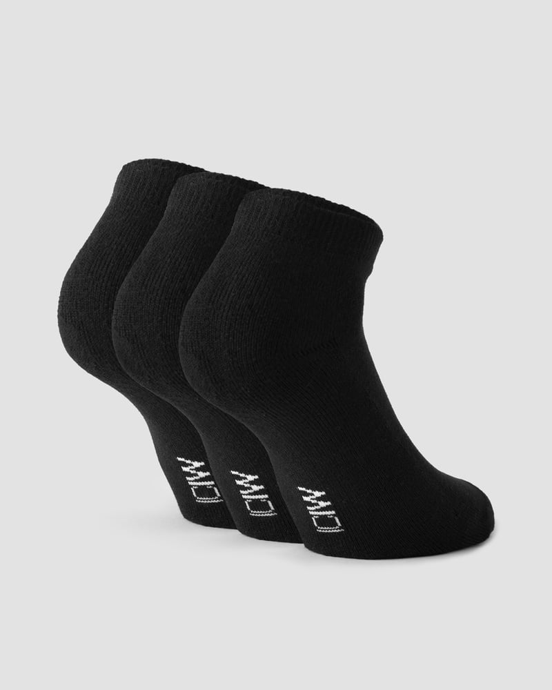 ICIW Ankle Socks 3-pack Black