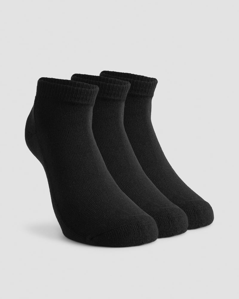 ICIW Ankle Socks 3-pack Black