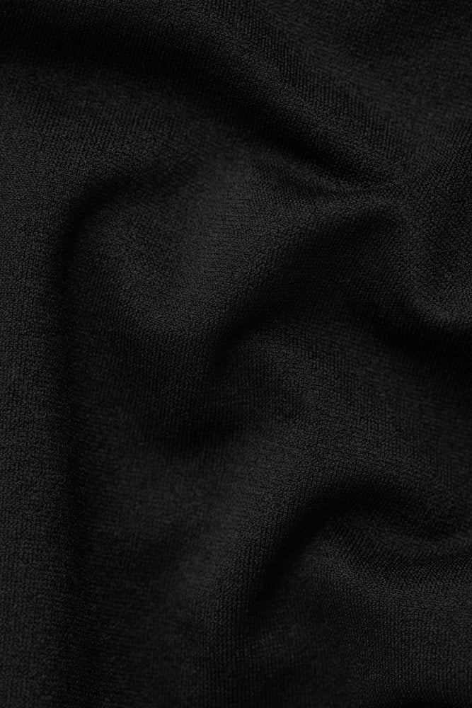 ICIW Define Seamless Cropped 1/4 Zip Black