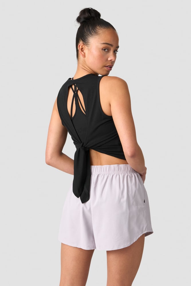 ICIW Empowering Open Back Tank Black