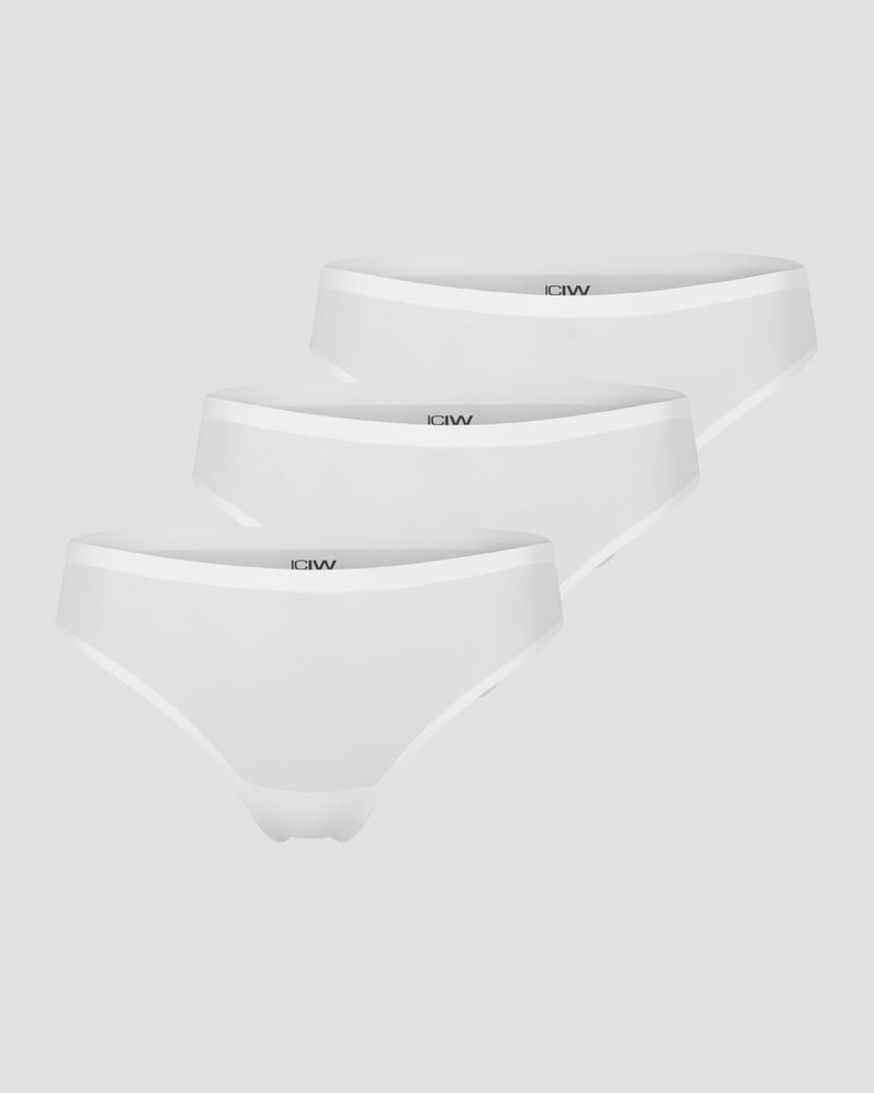 ICIW Invisible Thong 3-pack White