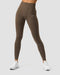 ICIW Ribbed Define Seamless Tights Dark Sand Wmn