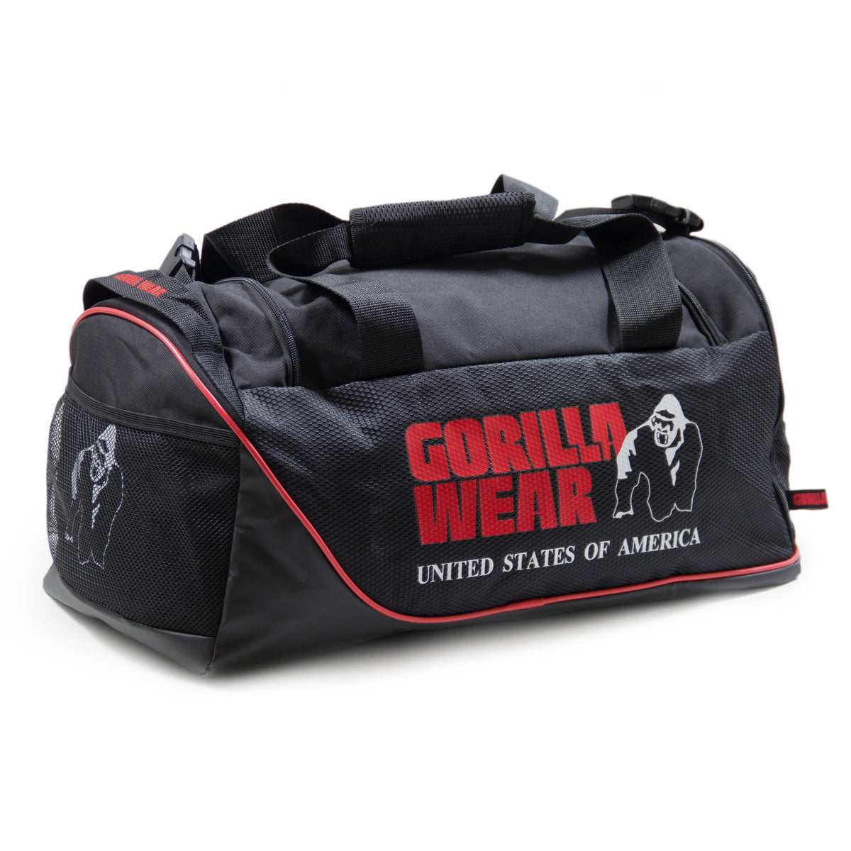 Gorilla Wear Jerome Gym Bag, black/red