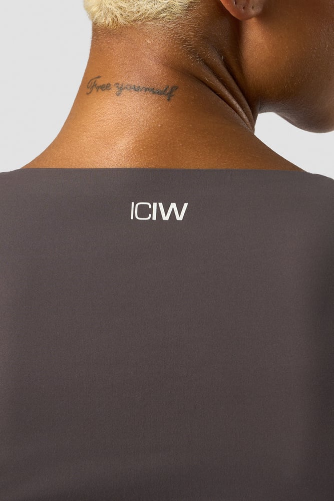 ICIW Nimble Soft Cropped T-shirt Clay
