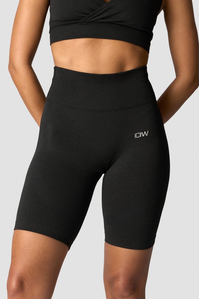 ICIW Soft Seamless Biker Shorts Wmn Black