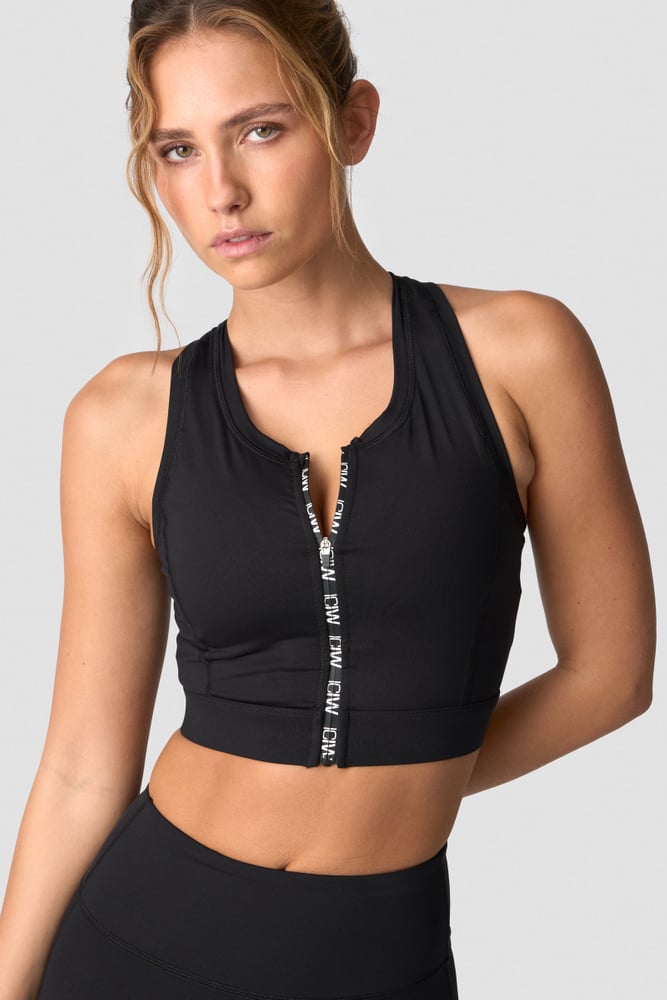 ICIW Contrast Sports Bra Black