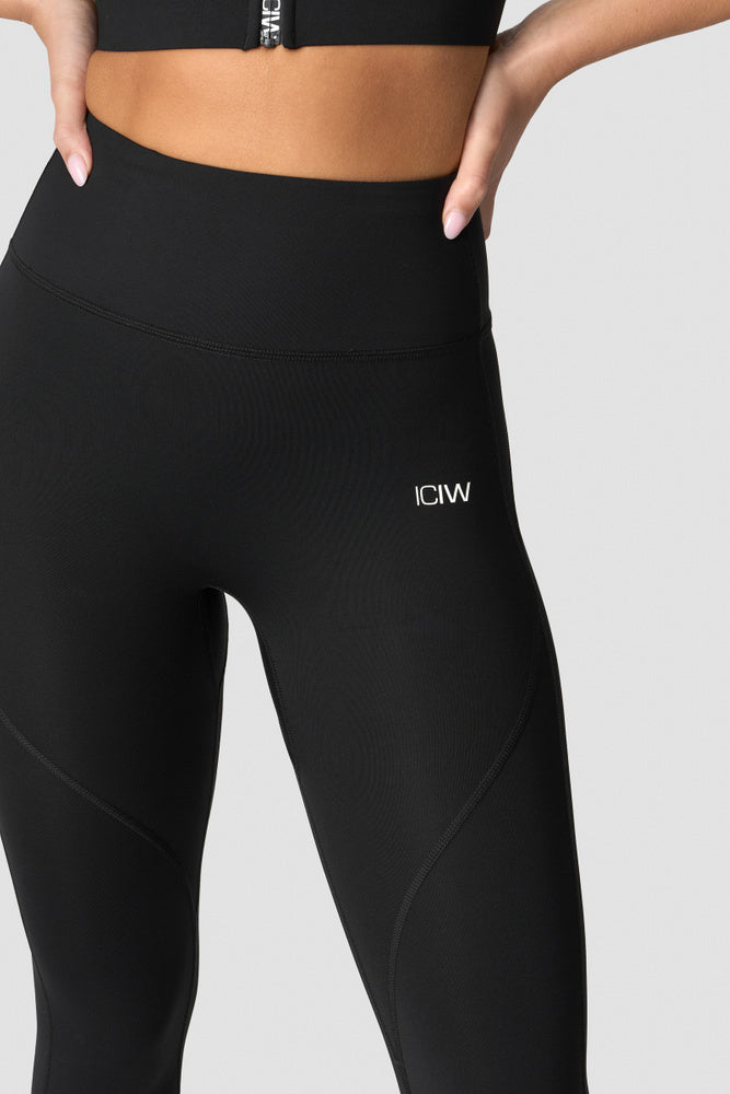 ICIW Contrast Tights Wmn Black