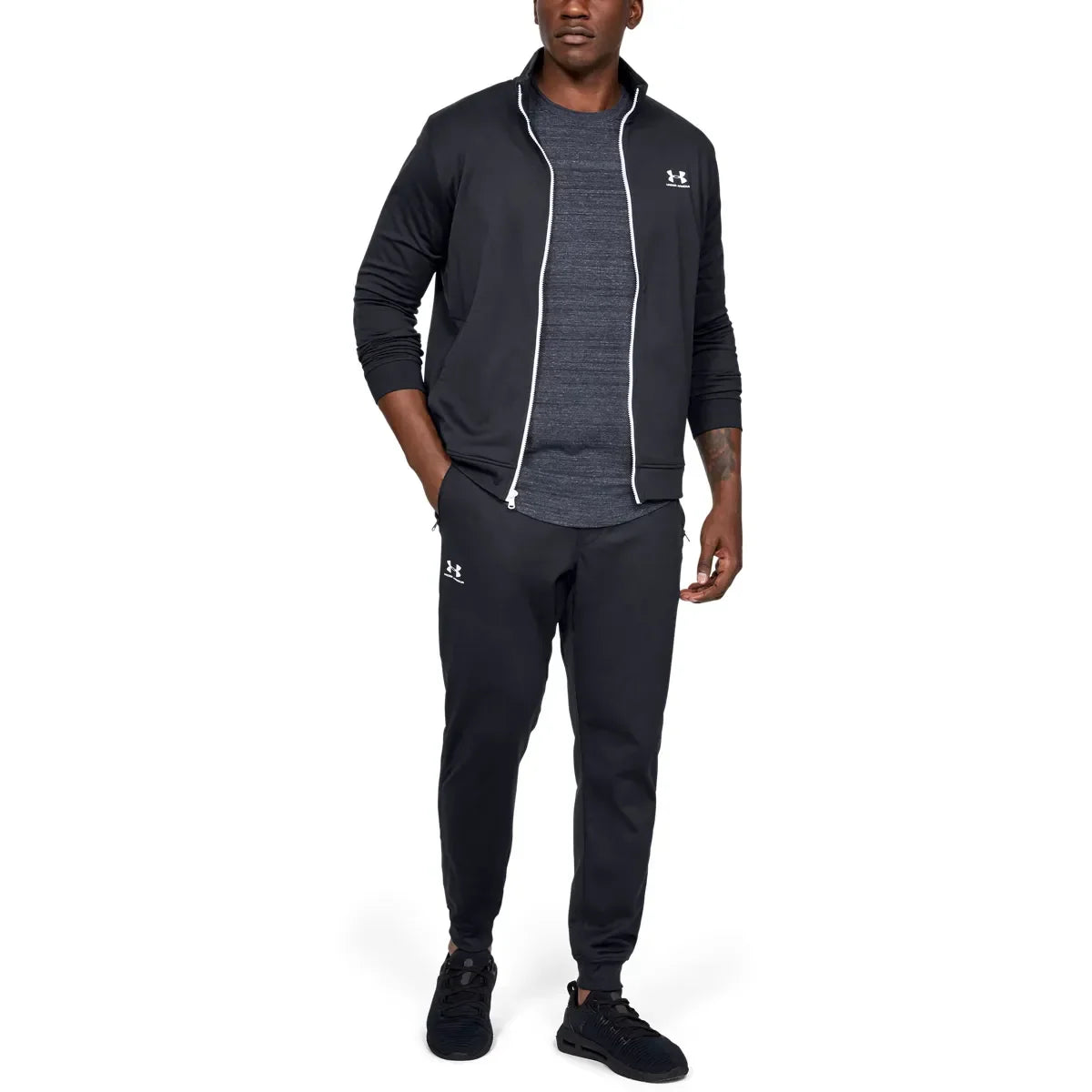 Under Armour SPORTSTYLE TRICOT JOGGER Black