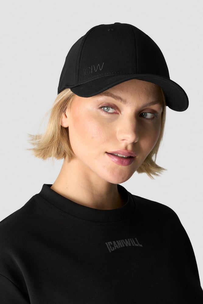 ICIW Cotton Stretch Cap Black