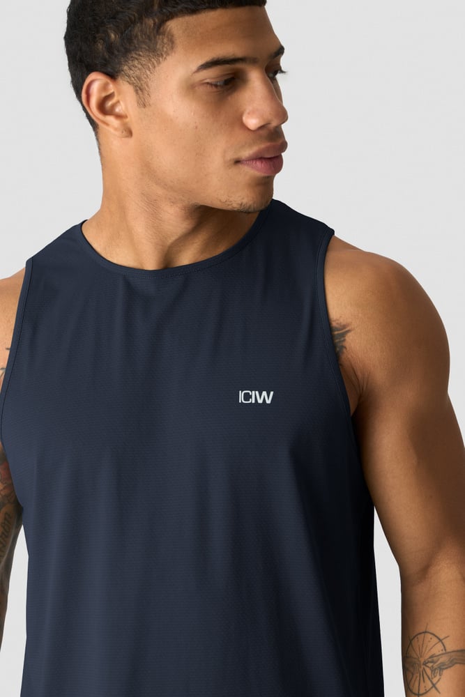 ICIW Stride Tank Top Navy
