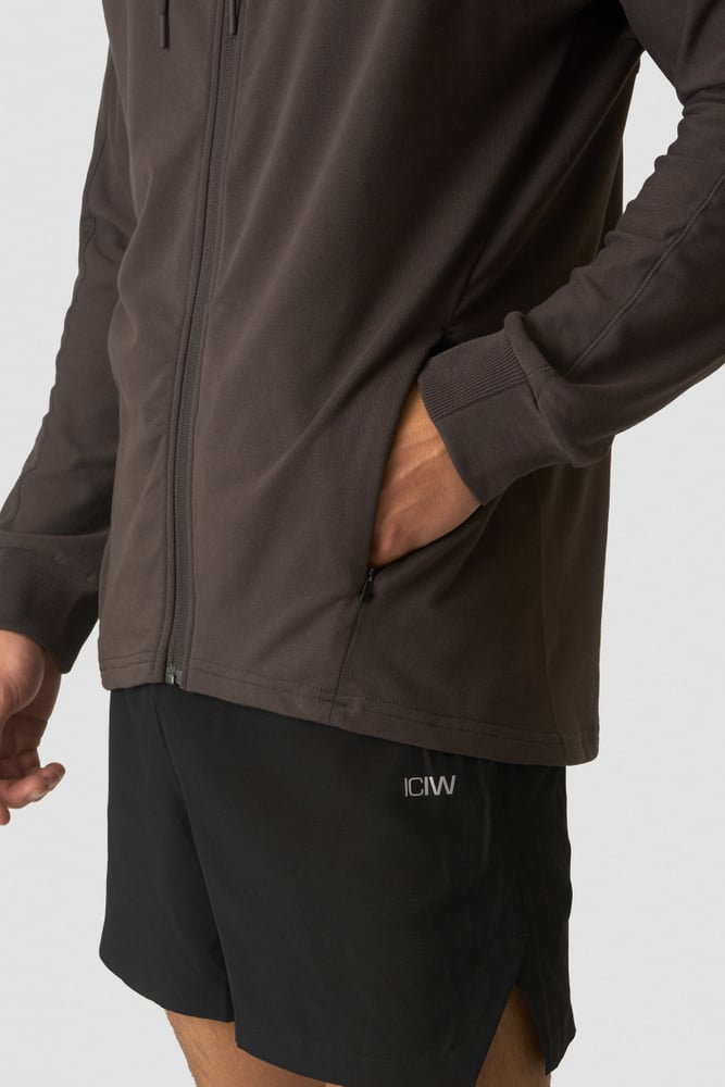 ICIW Activity Zip Hoodie Charcoal