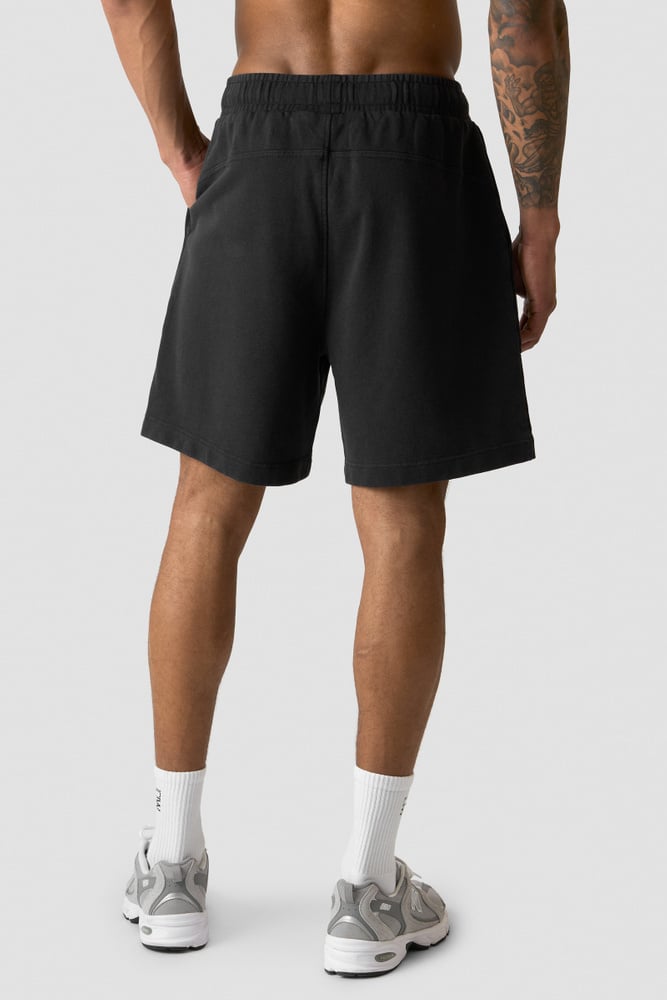ICIW Stonewashed Sweatshorts M Black