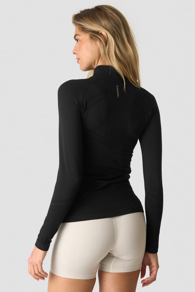 ICIW Define seamless 1/2 zip Black