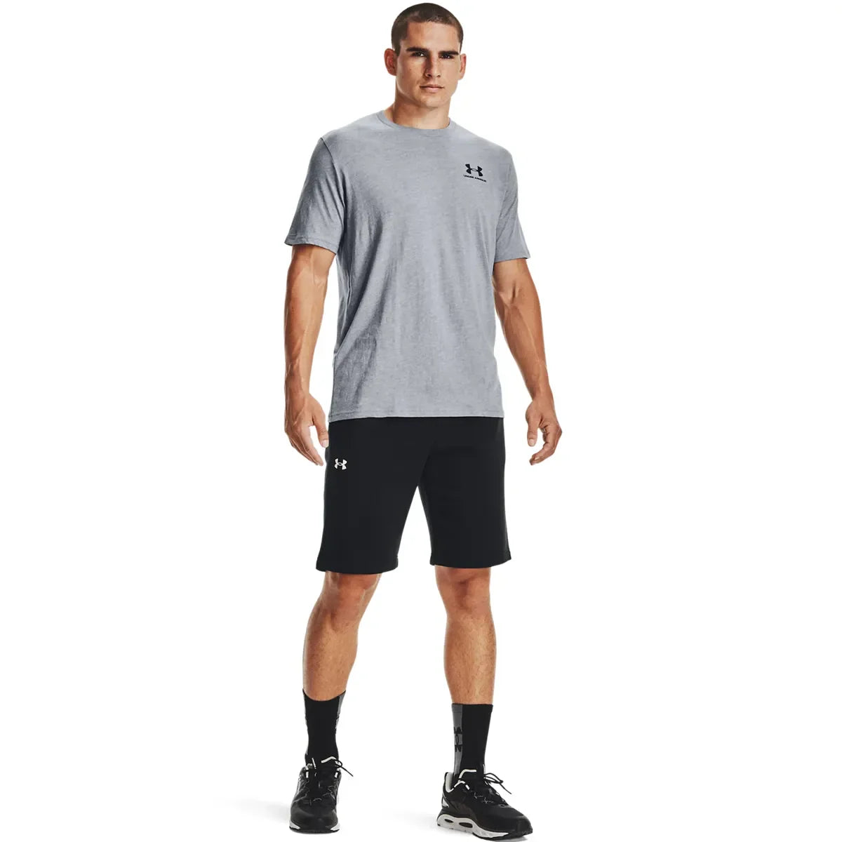 Under Armour UA M SPORTSTYLE LC SS Steel