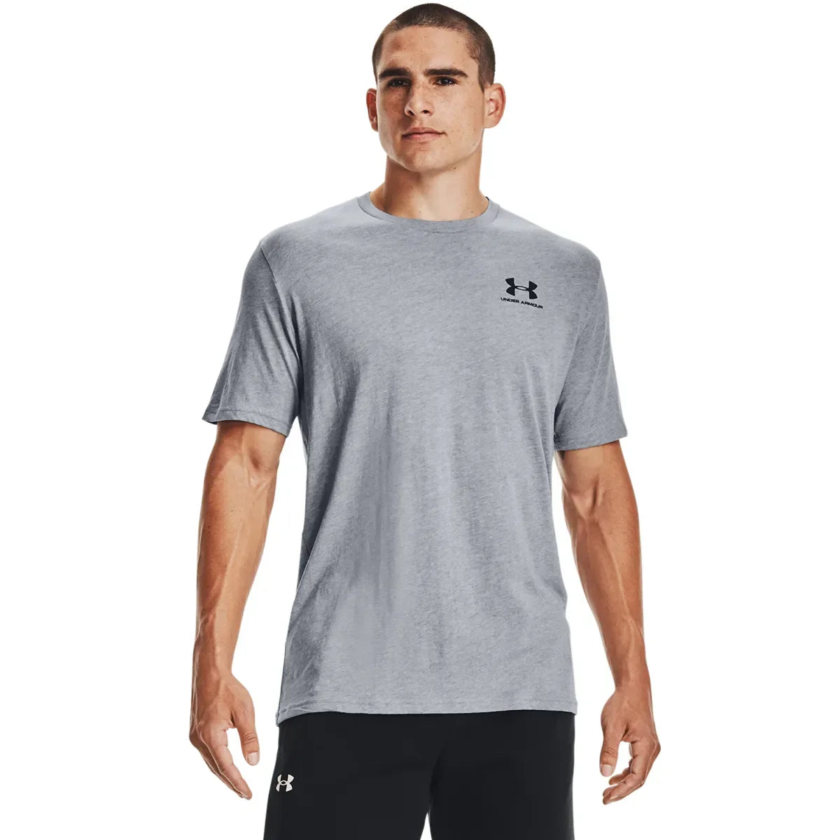 Under Armour UA M SPORTSTYLE LC SS Steel