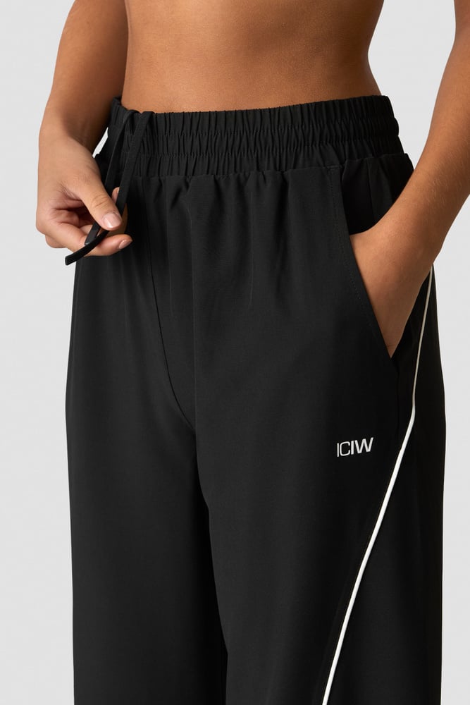 ICIW Contrast Track Pants W Black