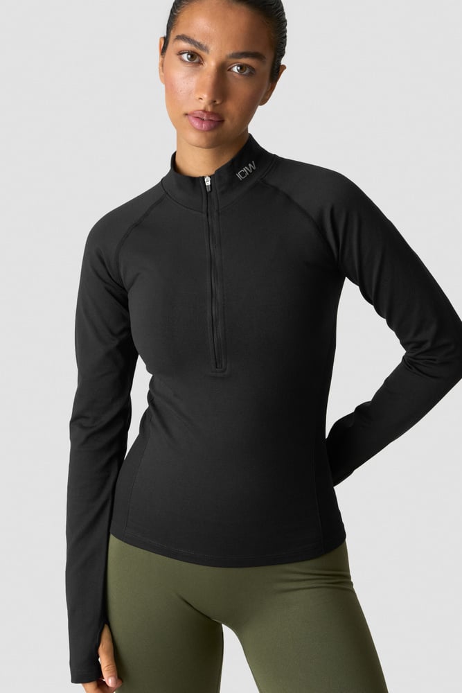 ICIW Define Thermal Seamless 1/2 Zip LS Black