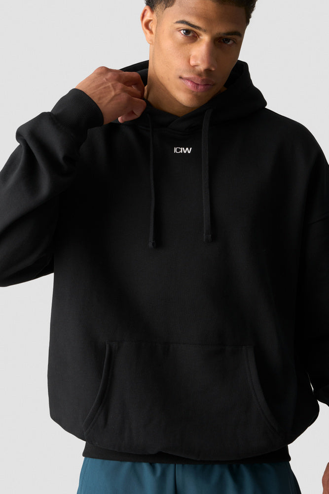 ICIW Everyday Relaxed Hoodie Print Black 13795