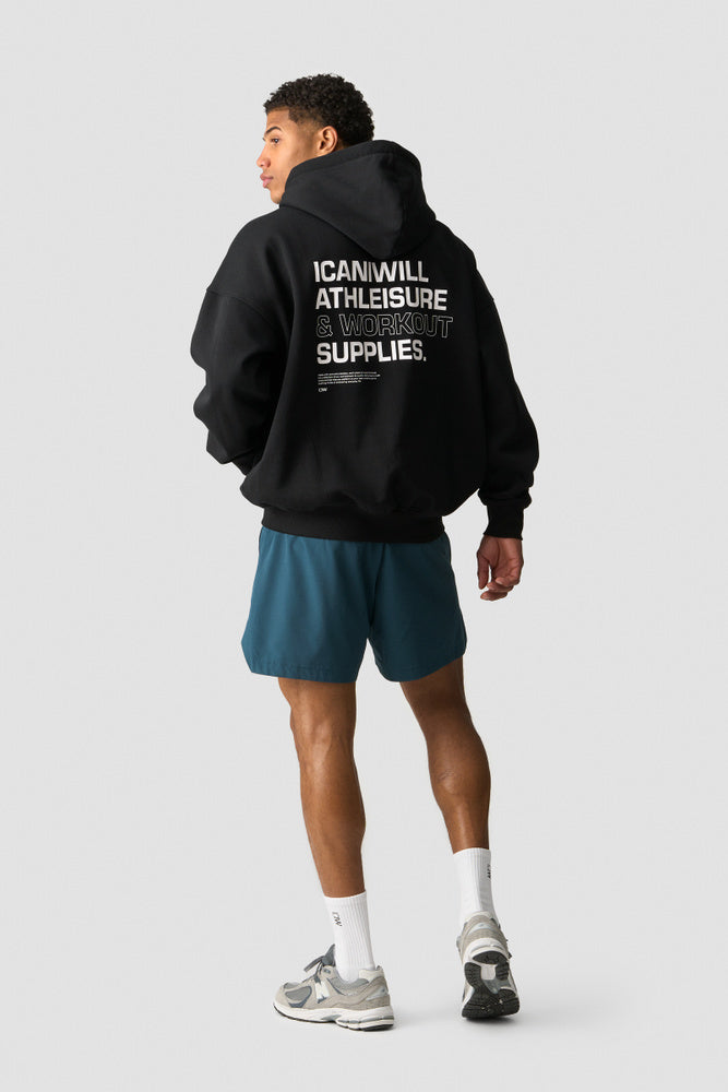 ICIW Everyday Relaxed Hoodie Print Black 13795