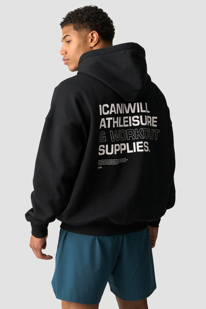 ICIW Everyday Relaxed Hoodie Print Black 13795
