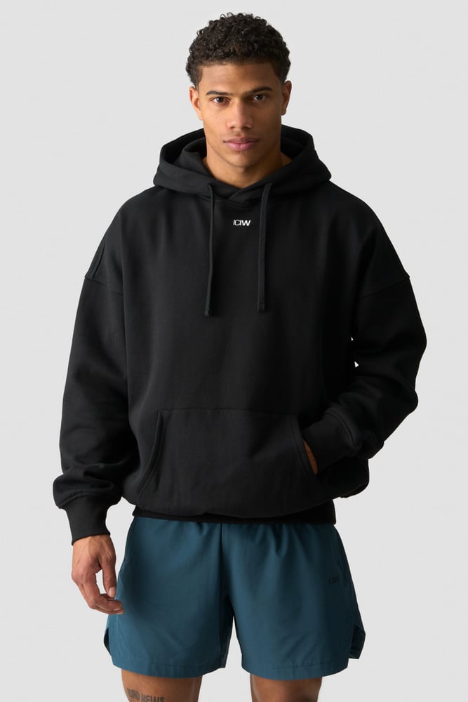 ICIW Everyday Relaxed Hoodie Print Black 13795