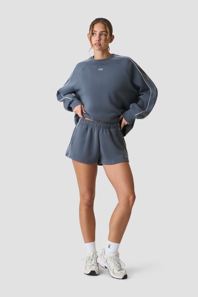 ICIW Contrast Lounge Shorts Misty Blue