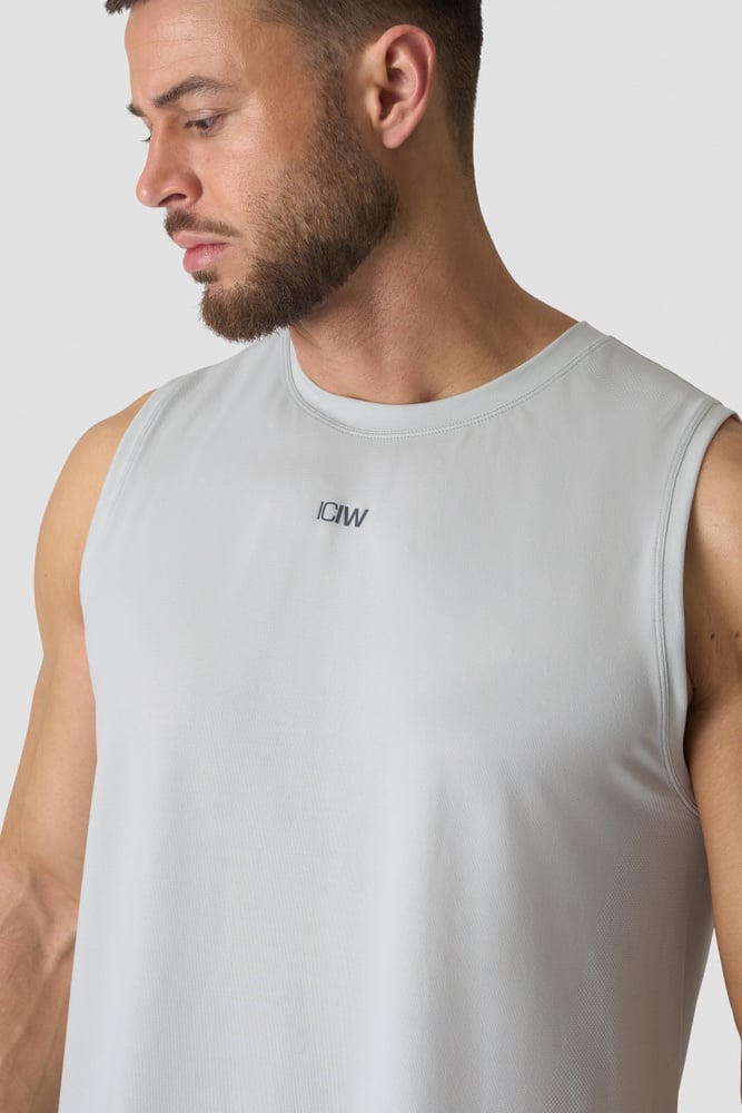 ICIW Stride Sleeveless Tee Lunar Grey