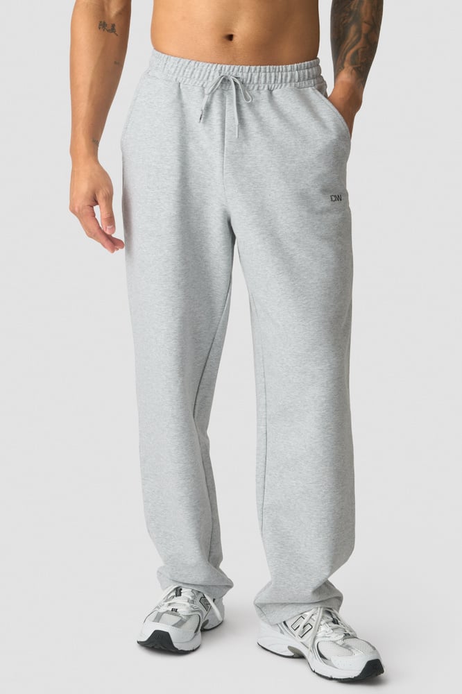 ICIW Stride Straight Leg Sweat Pants Light Grey Melange