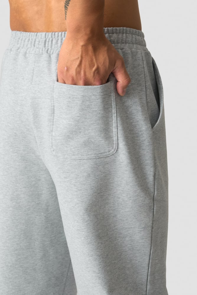 ICIW Stride Straight Leg Sweat Pants Light Grey Melange