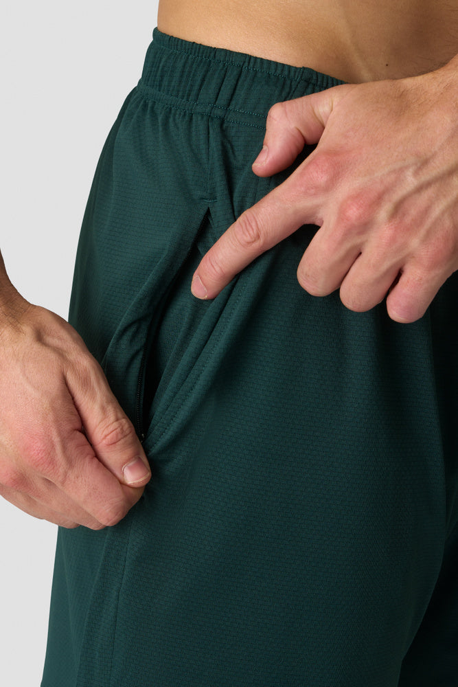 ICIW Stride 2-in-1 Shorts  Green/Yellow