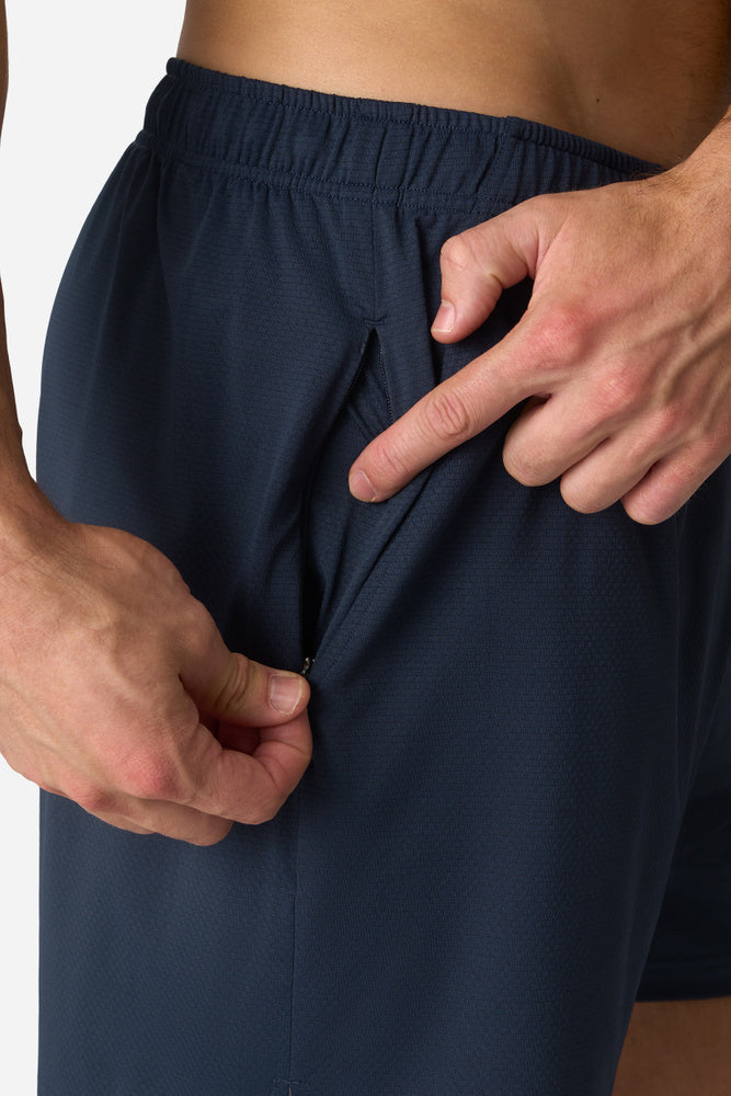 ICIW Stride 2-in-1 Shorts  Navy Blue/Light Grey