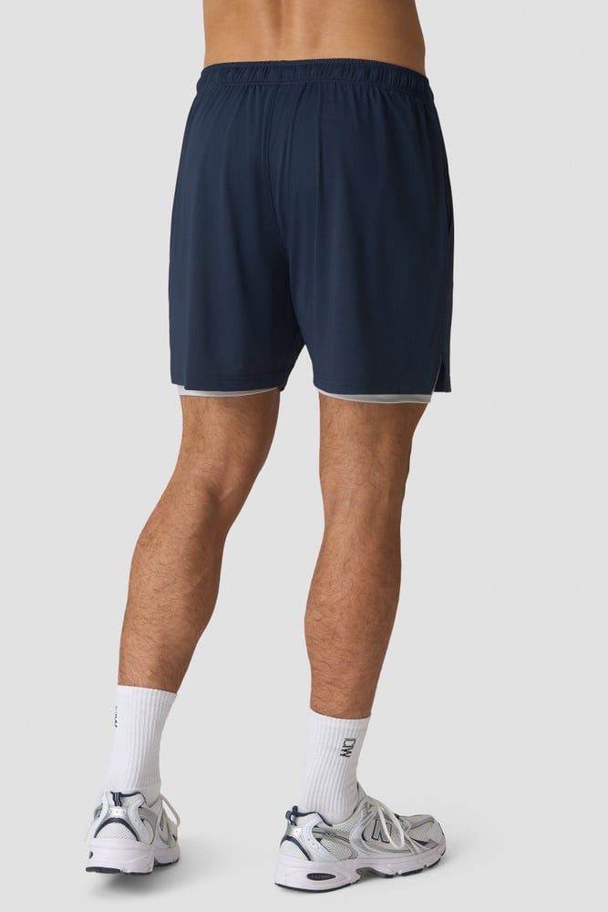 ICIW Stride 2-in-1 Shorts  Navy Blue/Light Grey
