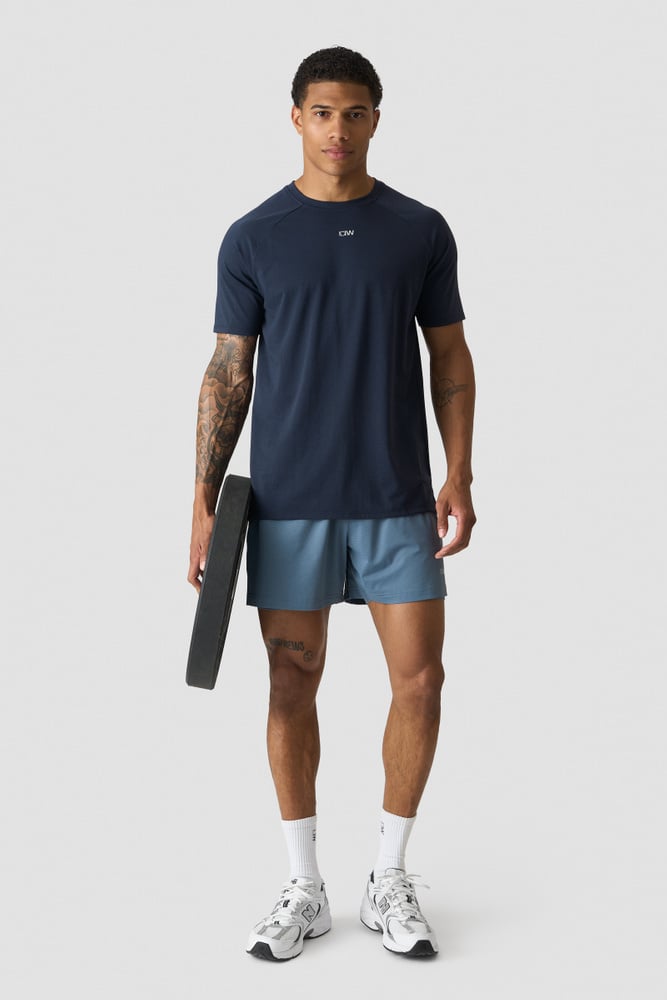 ICIW Stride 2-in-1 Shorts Washed blue