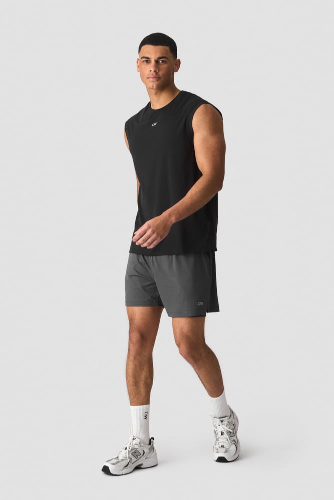 ICIW Stride 2-in-1 Shorts Charcoal grey