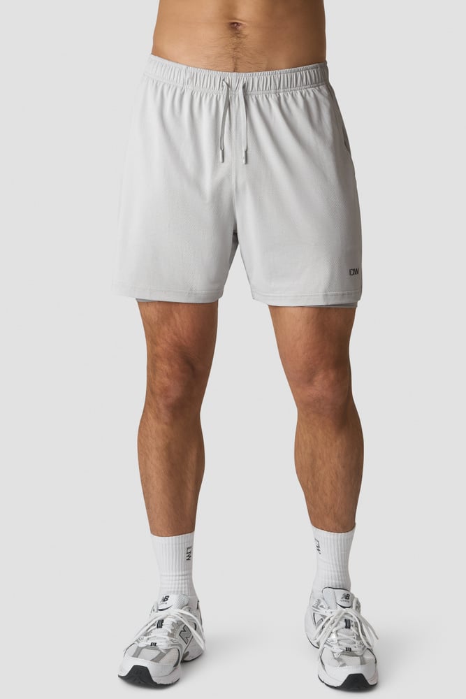 ICIW Stride 2-in-1 Shorts  Lunar Grey