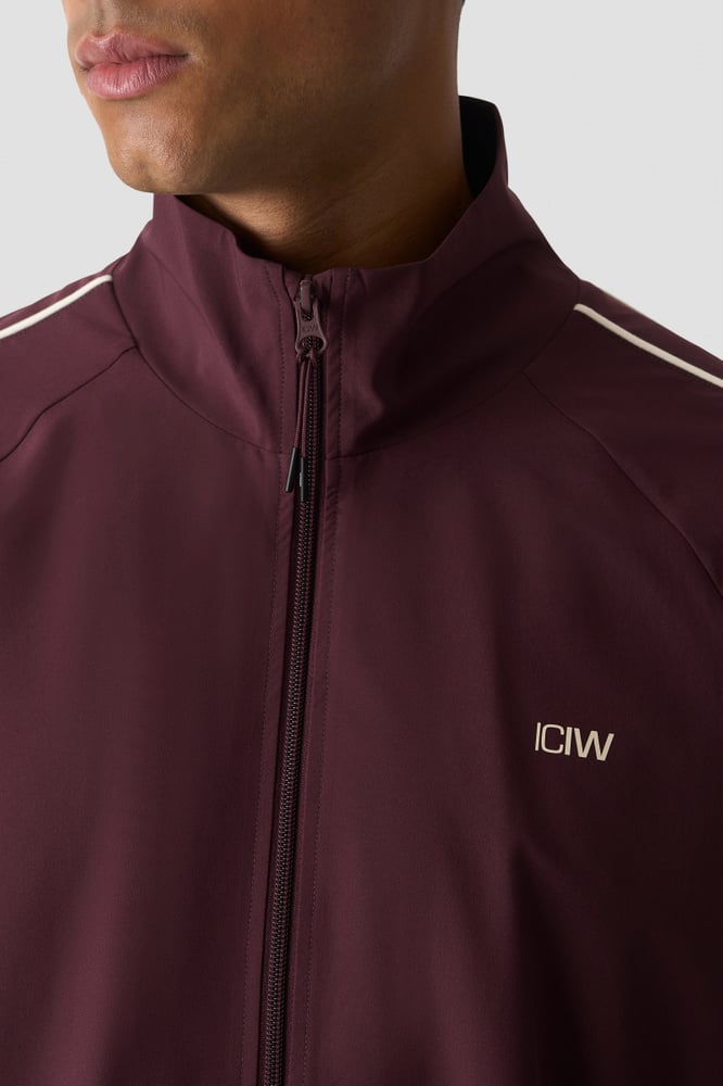 ICIW Contrast Track Jacket Espresso