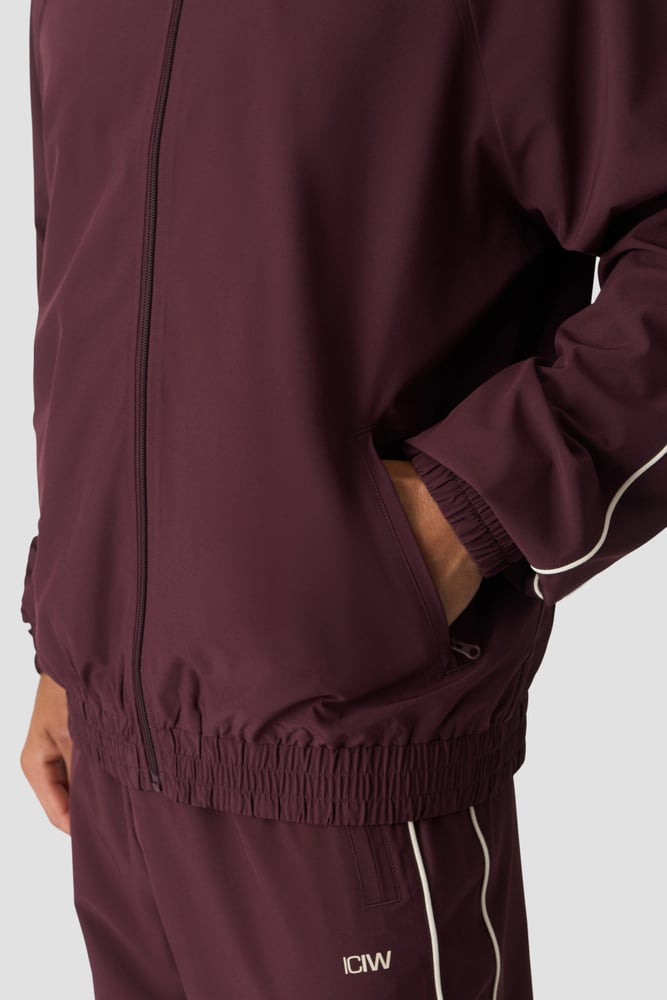 ICIW Contrast Track Jacket Espresso