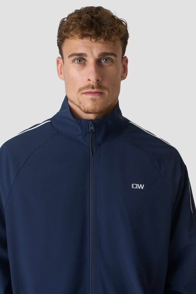 ICIW Contrast Track Jacket Midnight Blue