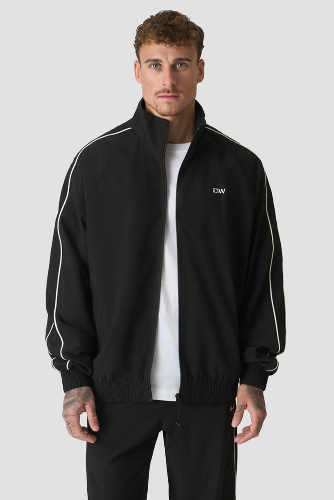 ICIW Contrast Track Jacket  Black