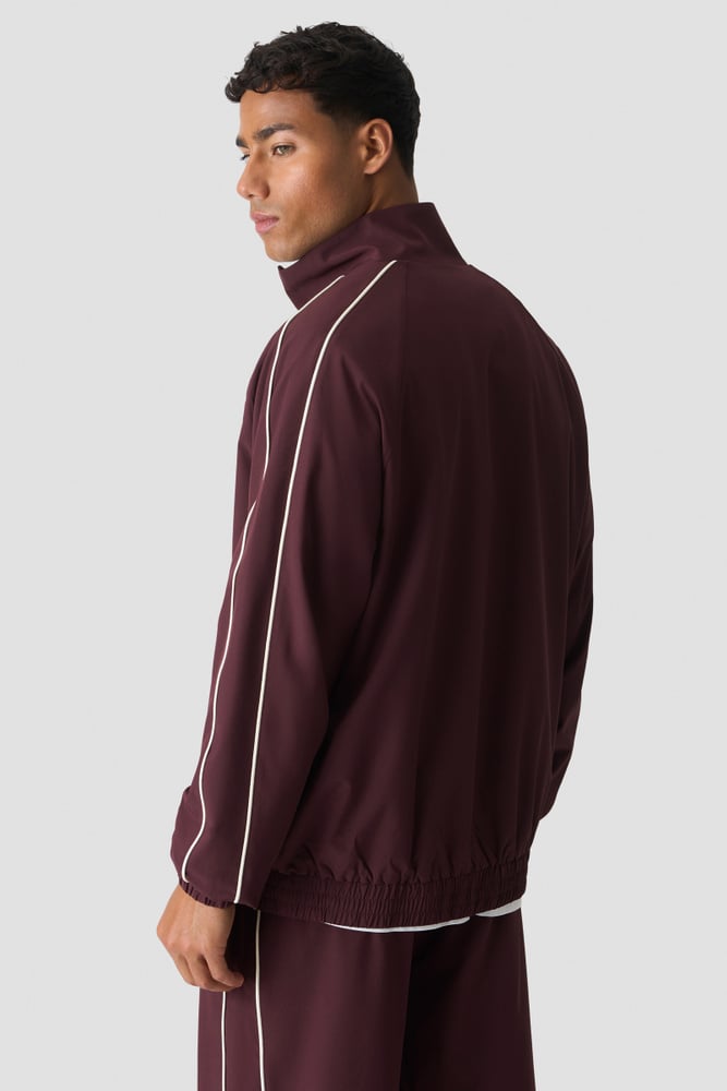 ICIW Contrast Track Jacket Espresso