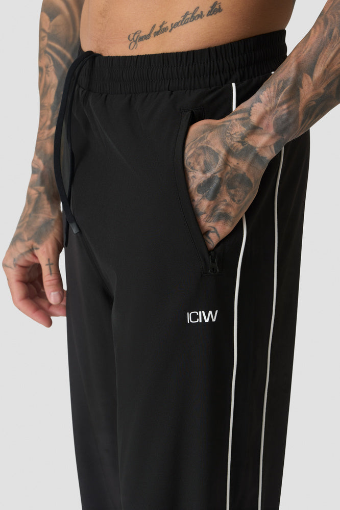 ICIW Contrast Track Pants  Black