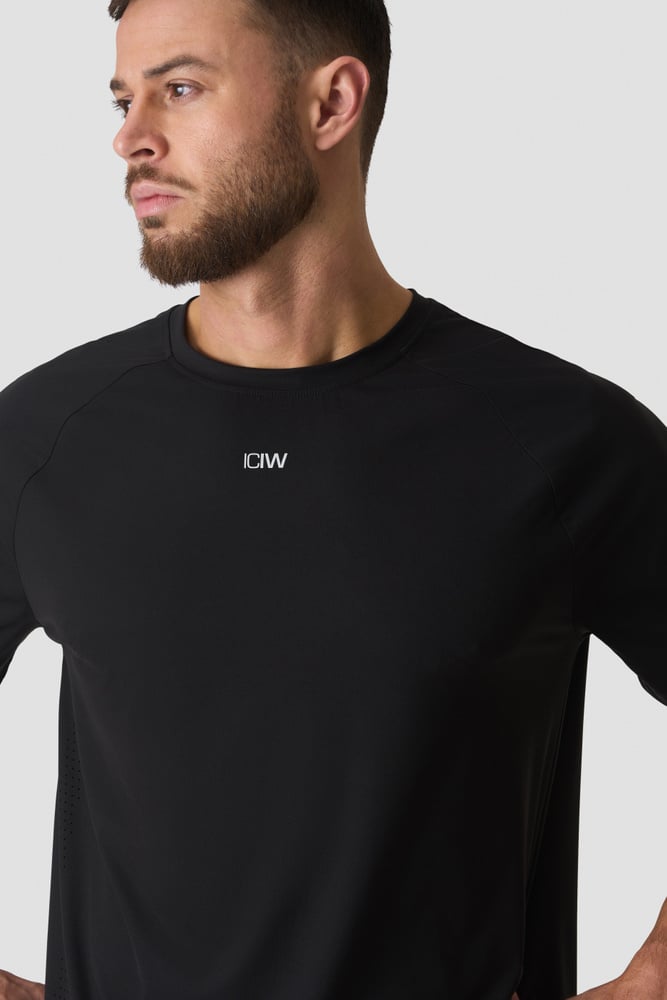 ICIW Ignite Relaxed Raglan T-shirt Black